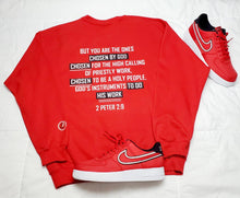 Load image into Gallery viewer, Red Choosen Vessel Sweatshirt
